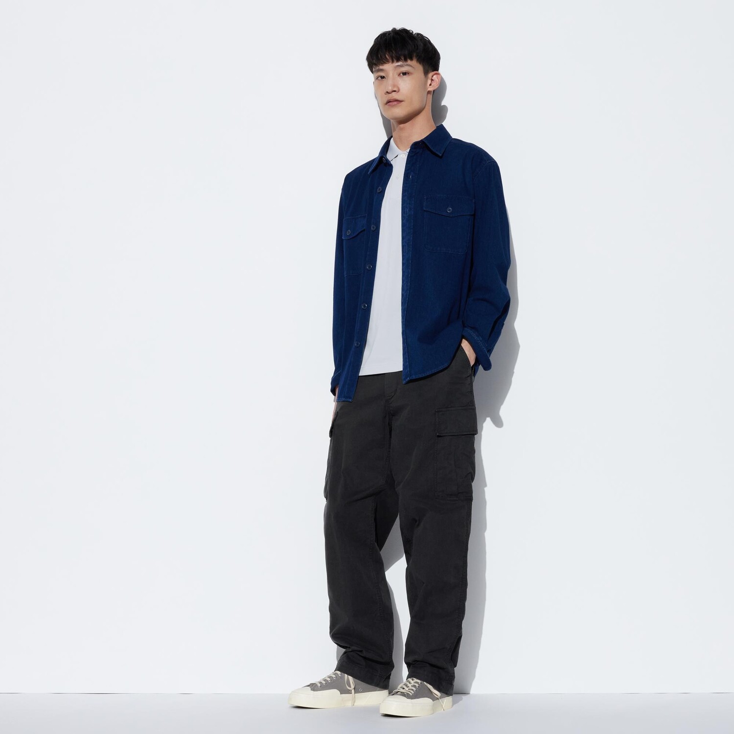 

Брюки-карго UNIQLO, черный