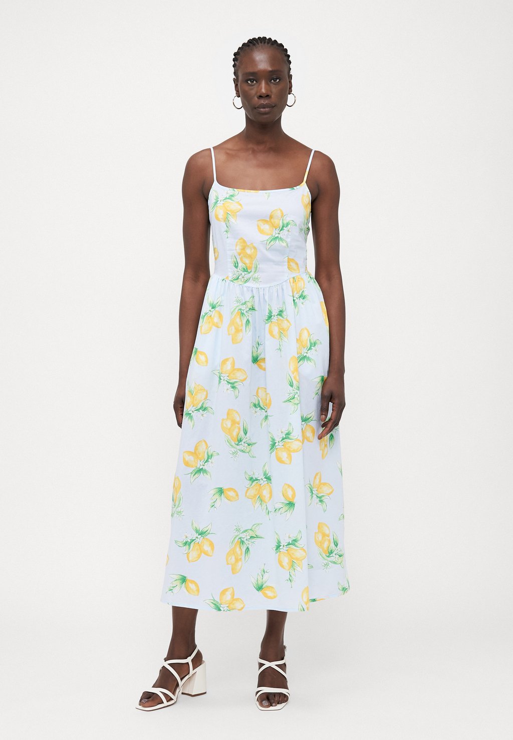 

Повседневное платье SCOOP NECK DIPPED WAIST MIDI Gap Tall, черный