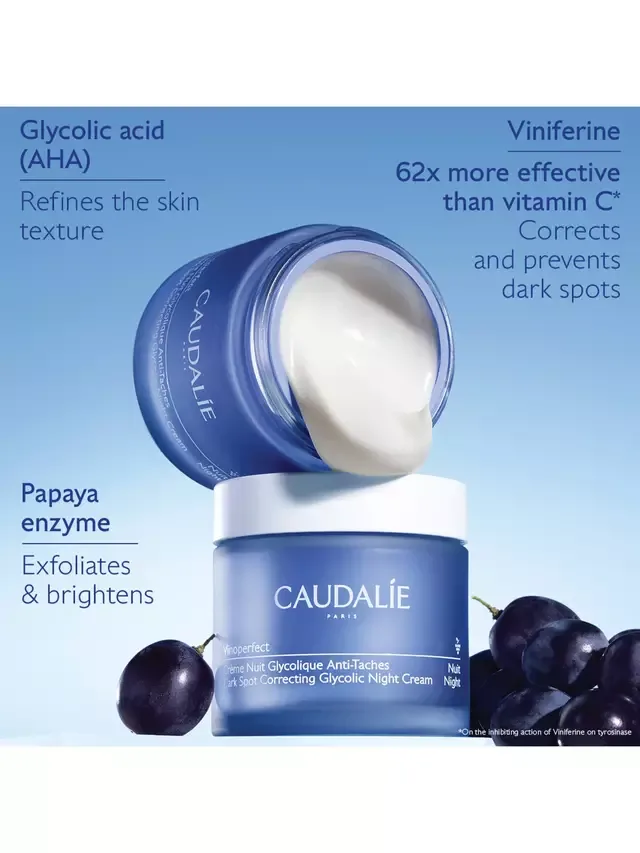Пилинг Caudalie — Ночной Vinoperfect для коррекции пигментных пятен с гликолевой кислотой, 50 мл — фото 2
