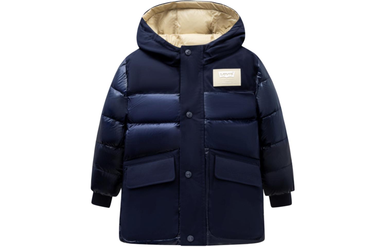 

Levis Куртка Levi's Down темно-королевского синего цвета для детей