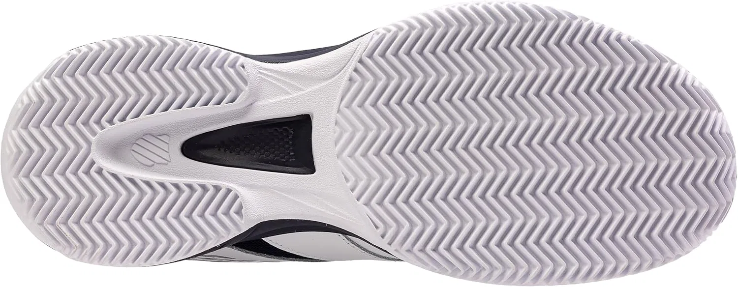 Кроссовки теннисные K-Swiss, White Peacoat Lime Green — фото 4