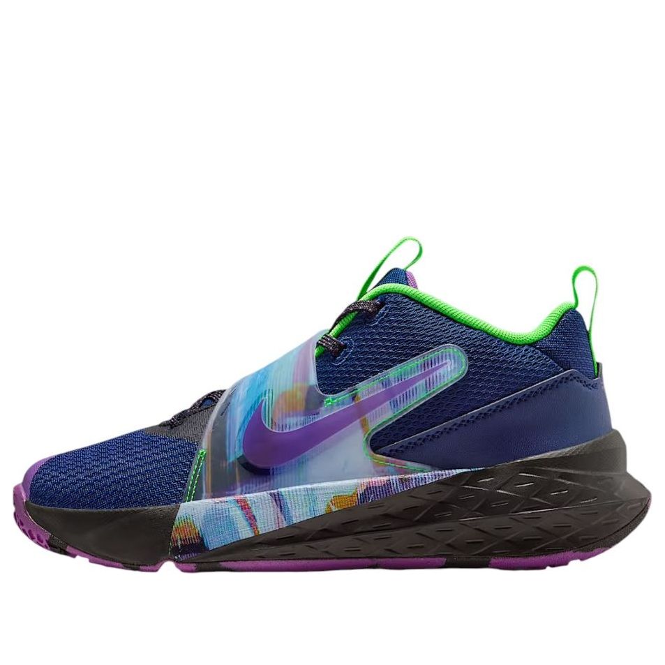 

Кроссовки (GS) Nike Team Hustle D 12 'Blue Void Vivid Purple Green Strike'