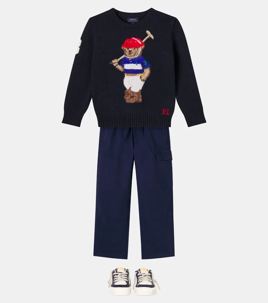 Кожаные кроссовки на платформе May Golden Goose Kids, белый — фото 2