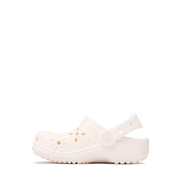 

Сабо Crocs Classic Floral Cut-Out Clog, цвет Chalk
