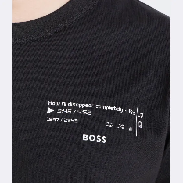 Футболка стандартного кроя teebutterflyboss Boss, черный — фото 4