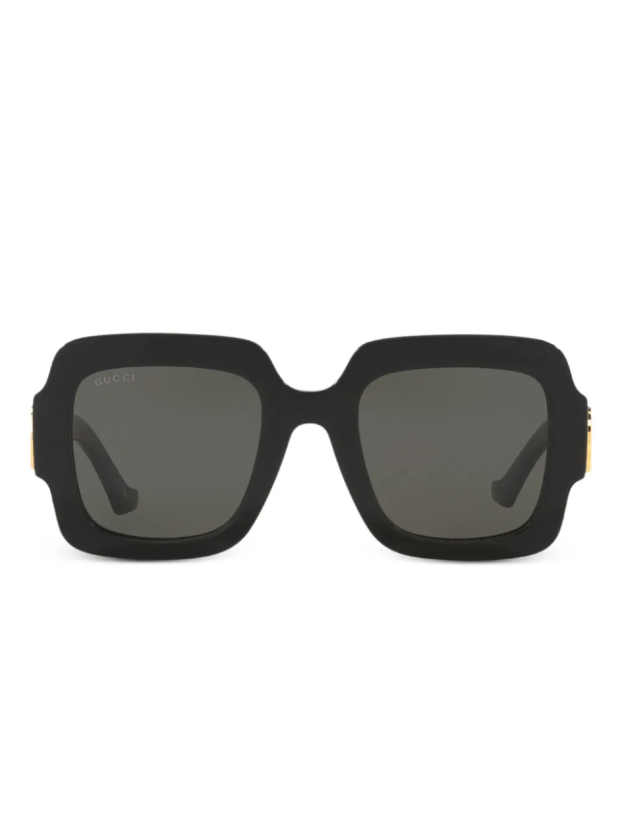 

Солнцезащитные очки в большой оправе Gucci Eyewear, черный