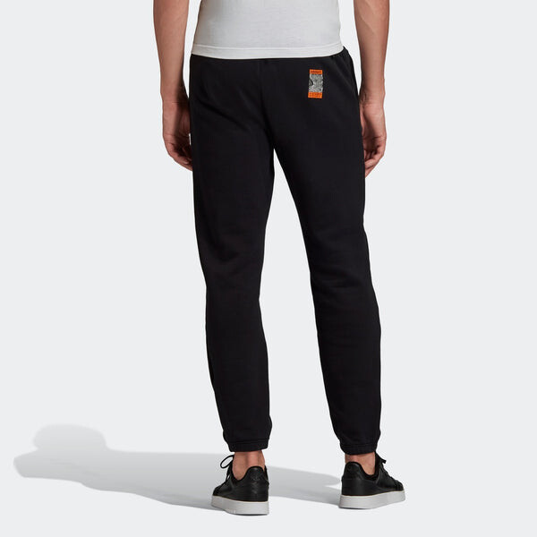 Спортивные штаны adidas originals Adv Logo Sp logo Printing Casual Bundle Feet Sports Pants Black, черный — фото 4
