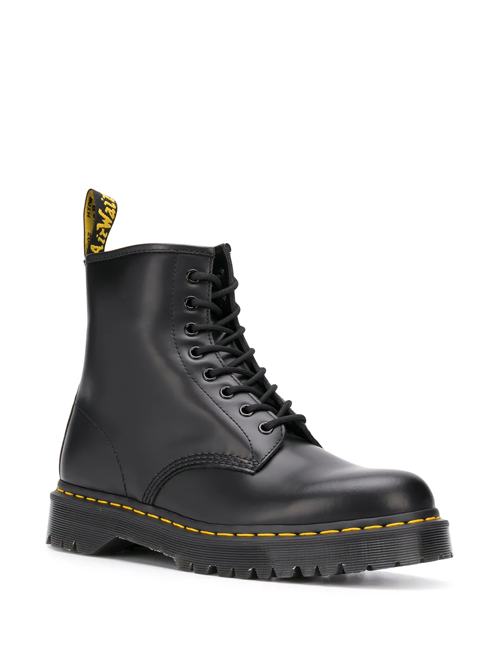 Мужские ботинки Dr. Martens 1460 Bex из гладкой кожи со строчкой, черный — фото 2