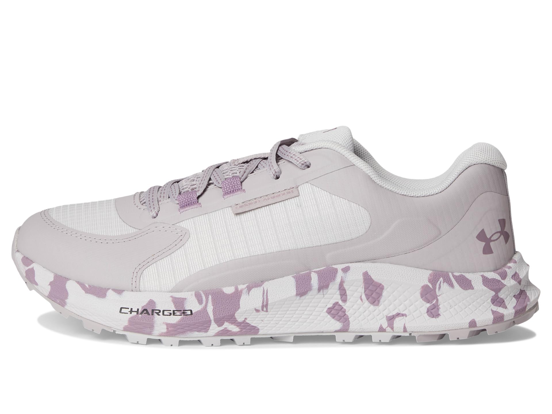 Кроссовки Under Armour Charged Bandit Trail 3, Gray Matter/Gray Dawn/Purple Prime — фото 4