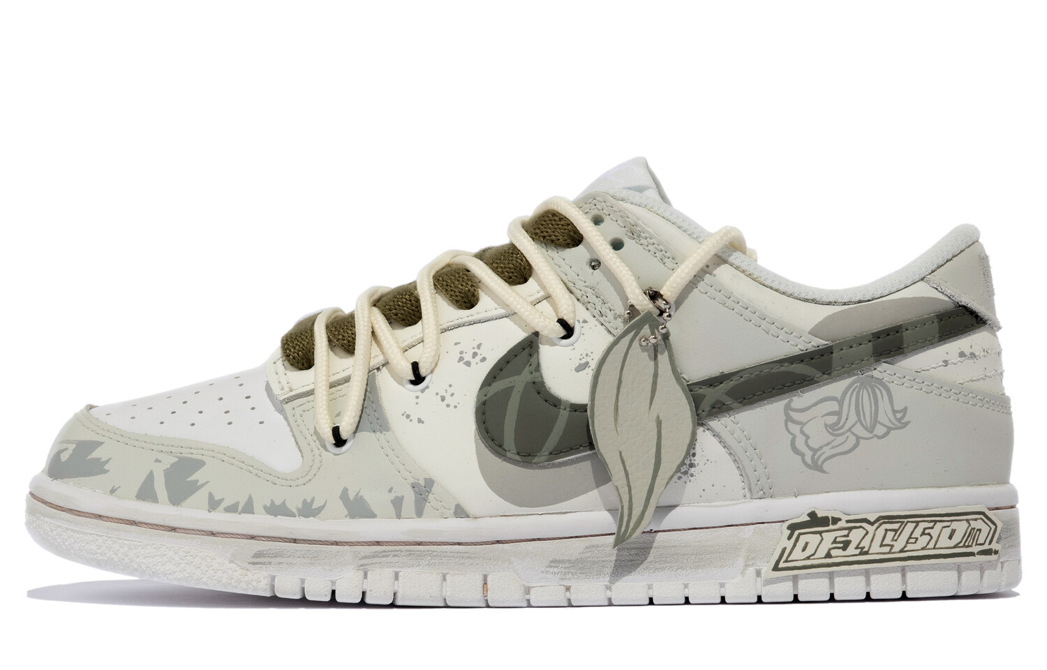 

Женские кроссовки для скейтбординга Nike Dunk Low, коричневый