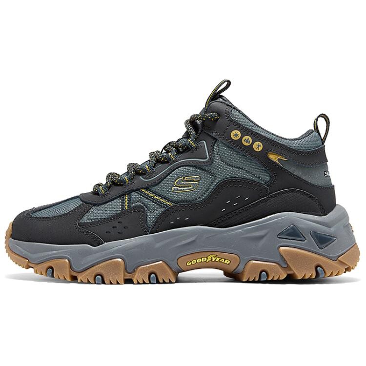 

Кроссовки Skechers OUTDOOR MENS Lifestyle Shoes Men Mid-top Black/grey, желтый