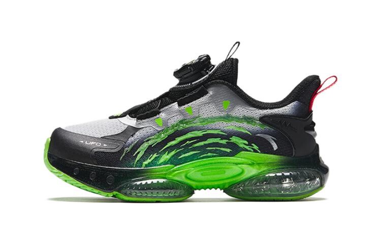 

Детские кроссовки UFO5.0 PS Low-top черные/зеленые Anta Kids