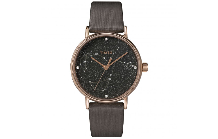 

TIMEX Часы TREND Collection Wrist Watch Quartz Movement Leather Watch Bands 37mm Black Dial Women's Watch TW2T87700, Black Dial