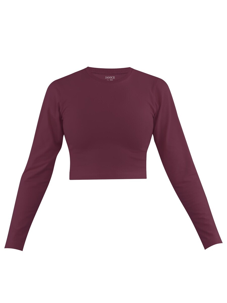 

Лонгслив Janice Shirt Noia, темно-красный