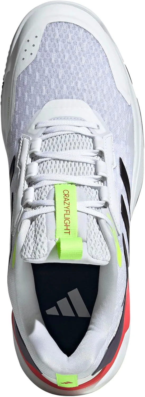 Мужские волейбольные кроссовки Adidas Crazyflight 6 для зала, белый/красный — фото 4