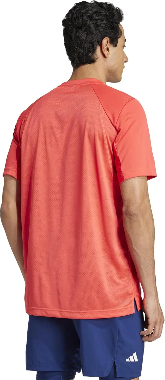 Футболка Adidas Men's Club Tennis Climacool, красный — фото 4
