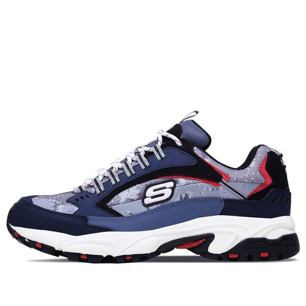 

Кроссовки stamina 'navy grey' Skechers, синий