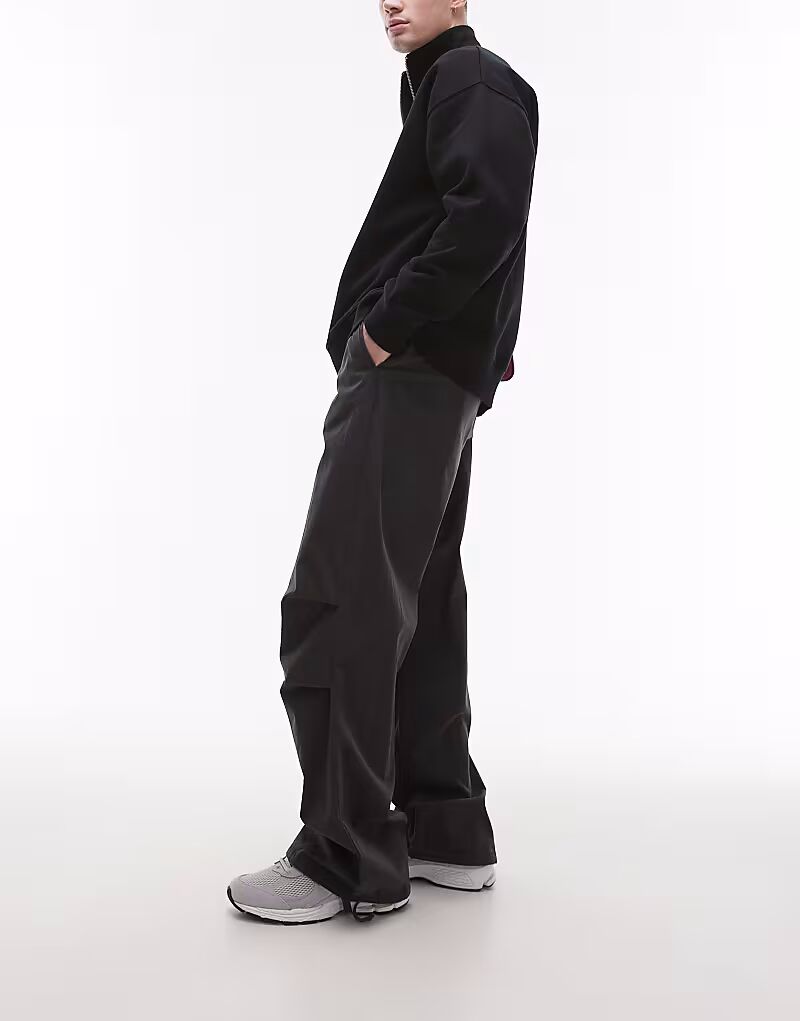 

Брюки Topman из саржи серого цвета