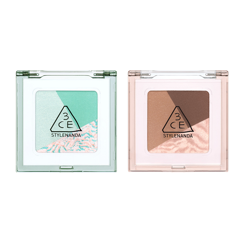 

Трехцветная палетка теней Square Easy to Blend Natural 3CE