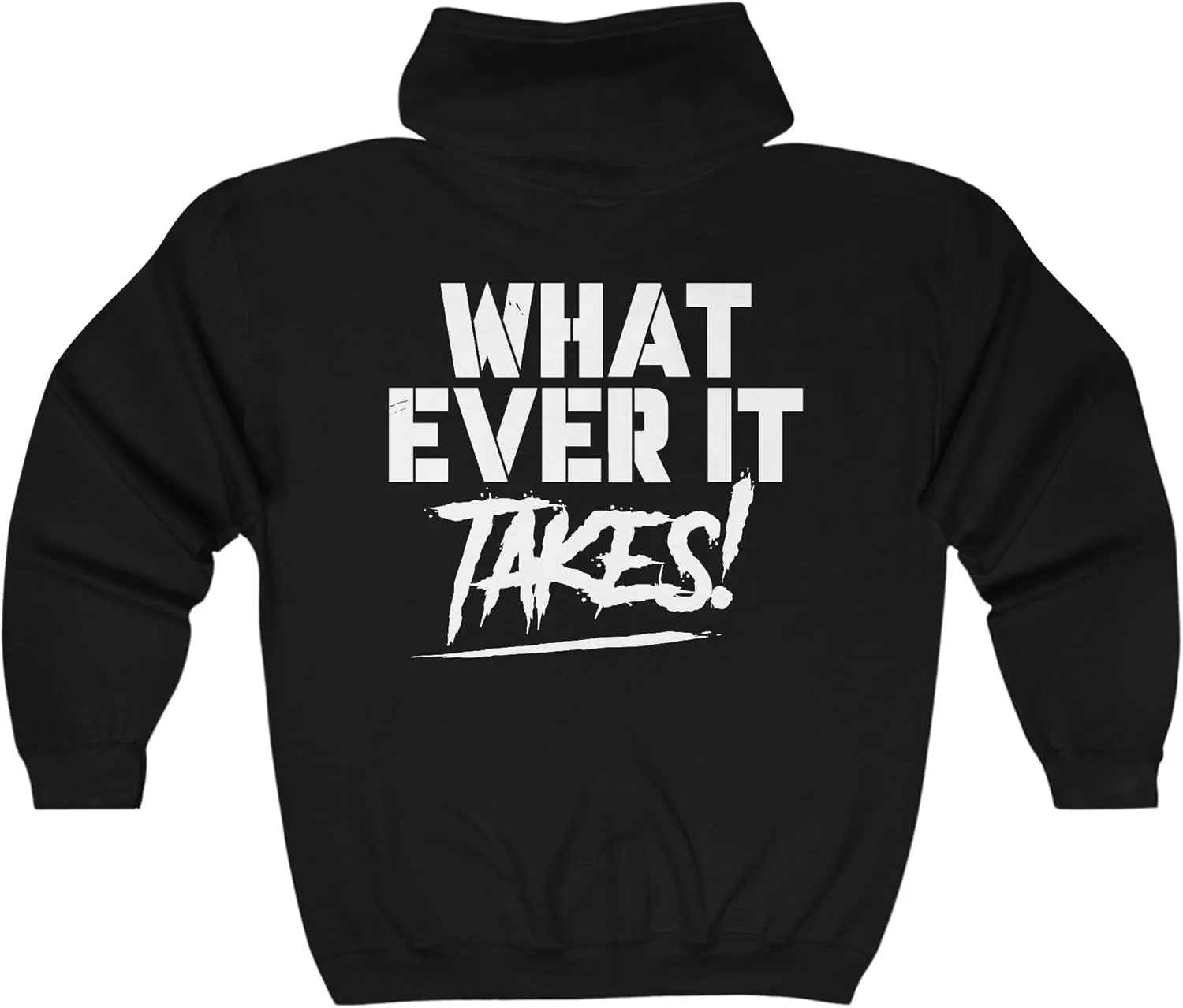 Толстовка с полной молнией What Ever it Takes! Fitness Goals для бодибилдинга
