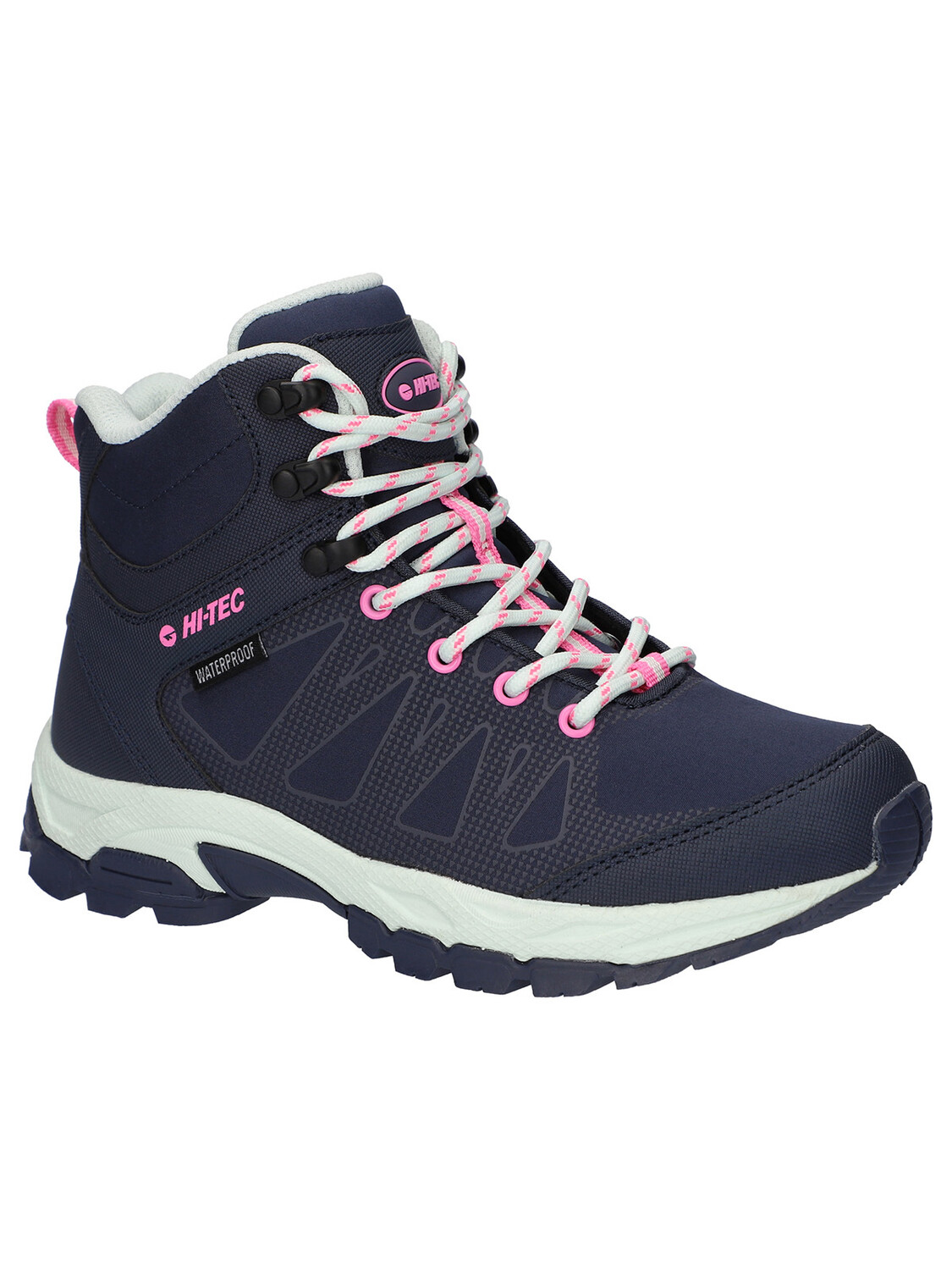 

Походная обувь Hi Tec Raven Mid WP, цвет marineblau/pink