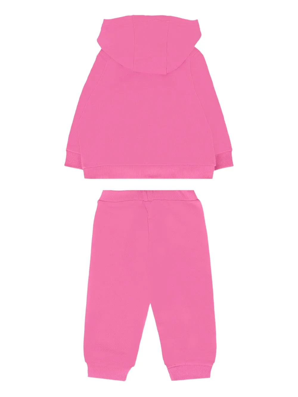 Спортивный костюм с нашивкой-логотипом Balmain Kids, розовый — фото 2