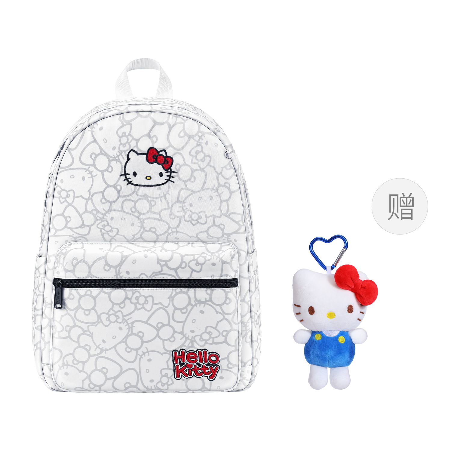 

Sanrio Рюкзак из полиэстера, Hello Kitty White+Hello Kitty Authentic Charm