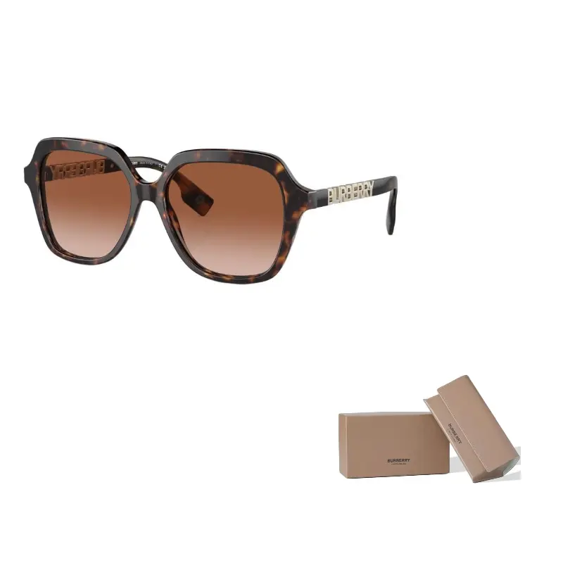 

Burberry Очки солнцезащитные с черепаховой оправой оверсайз, Tortoiseshell/Brown Gradient