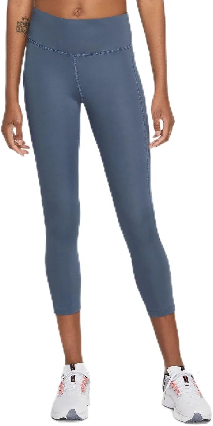Футболка Nike DF Fast Crop, женская, Diffused Blue/Reflective Silv