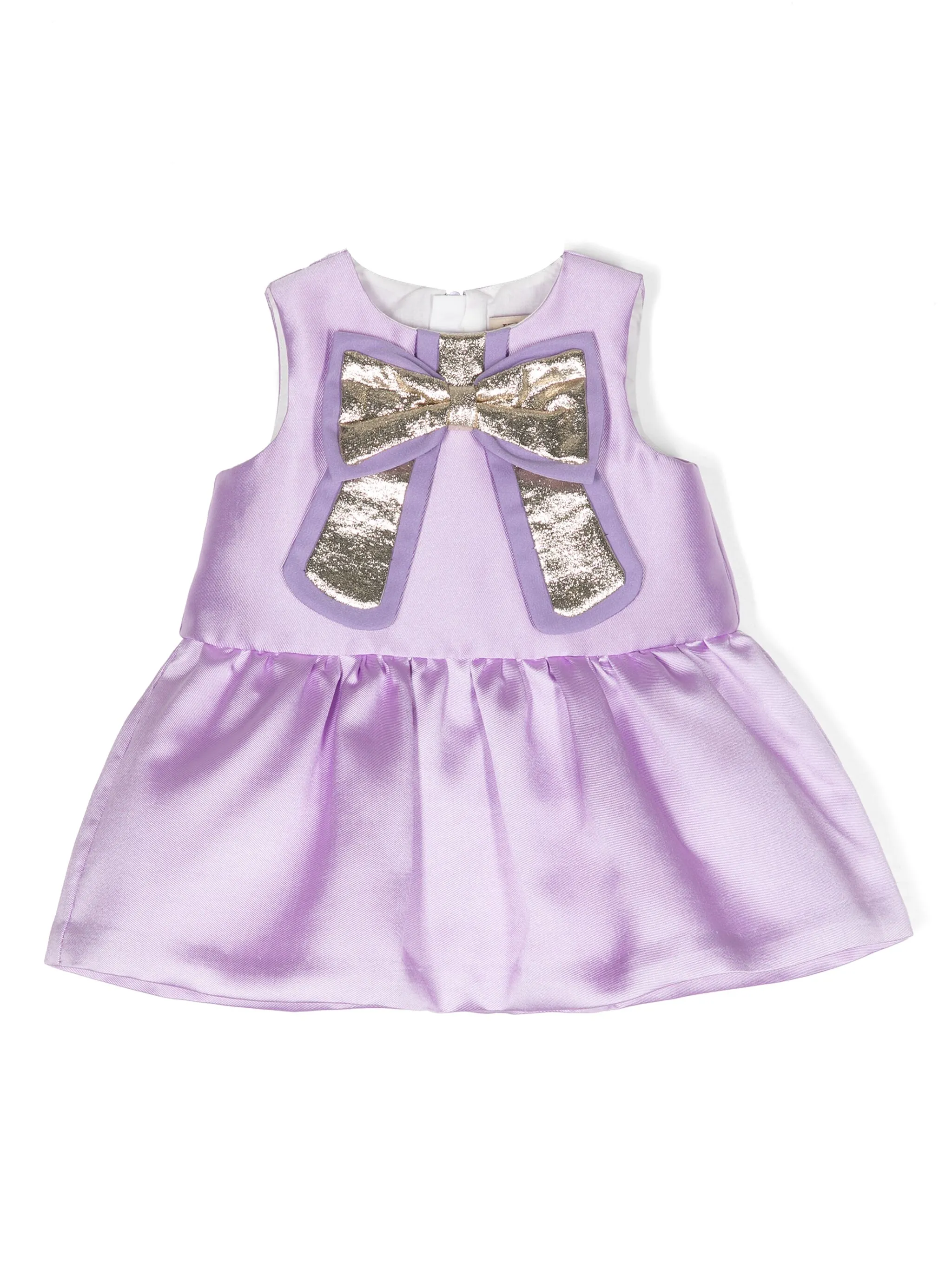 

Атласное платье с бантом Hucklebones London, фиолетовый