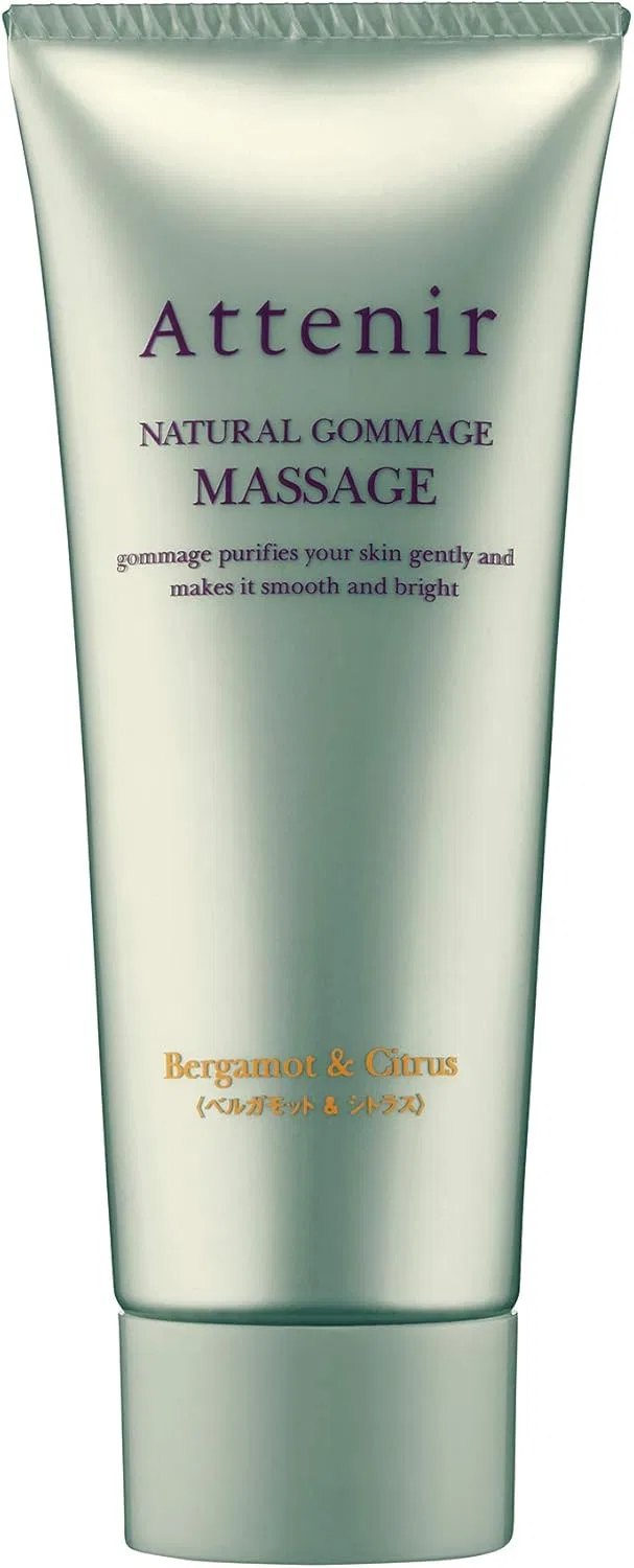 Скраб-гель для лица Athenia Natural Gomage Massage с отшелушивающим эффектом, 100 г, аромат бергамота и цитрусовых