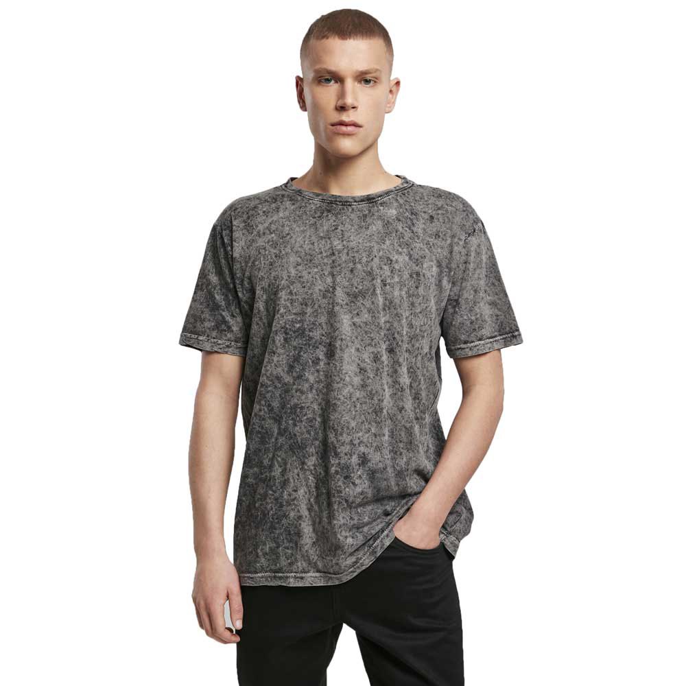 

Футболка Build Your Brand Acid Washed Short Sleeve Crew Neck, серый