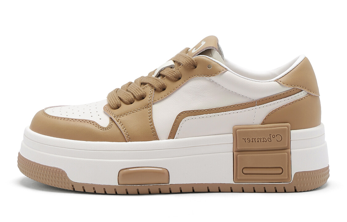 

Кроссовки C°BANNER Skateboarding Shoes Women's Low-top Khaki, хаки