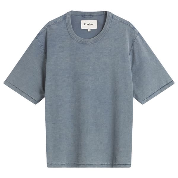 

Футболка из фактурной ткани Corridor, темно-синий