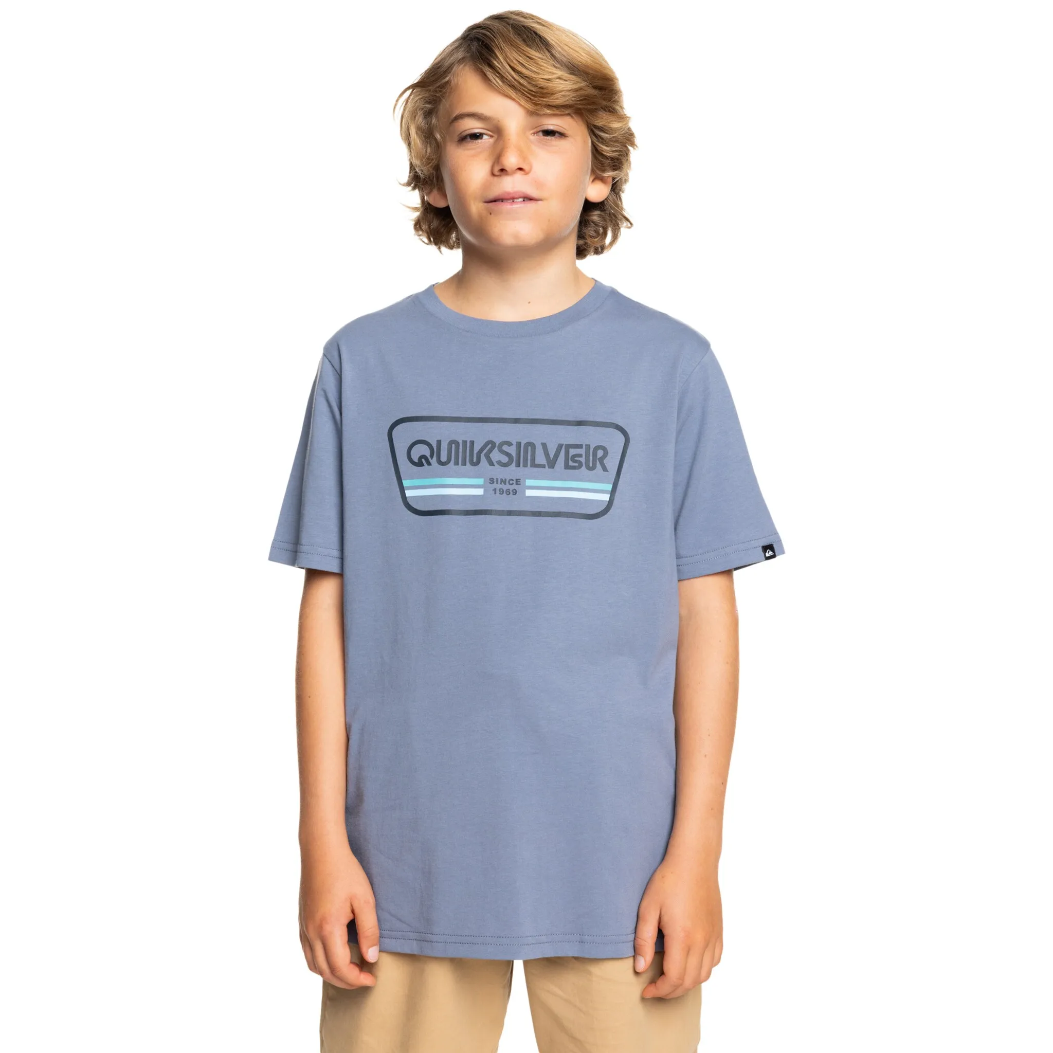 

Футболка Quiksilver «RANGE LIFE SHORT SLEEVE YOUTH», цвет FLINT STONE