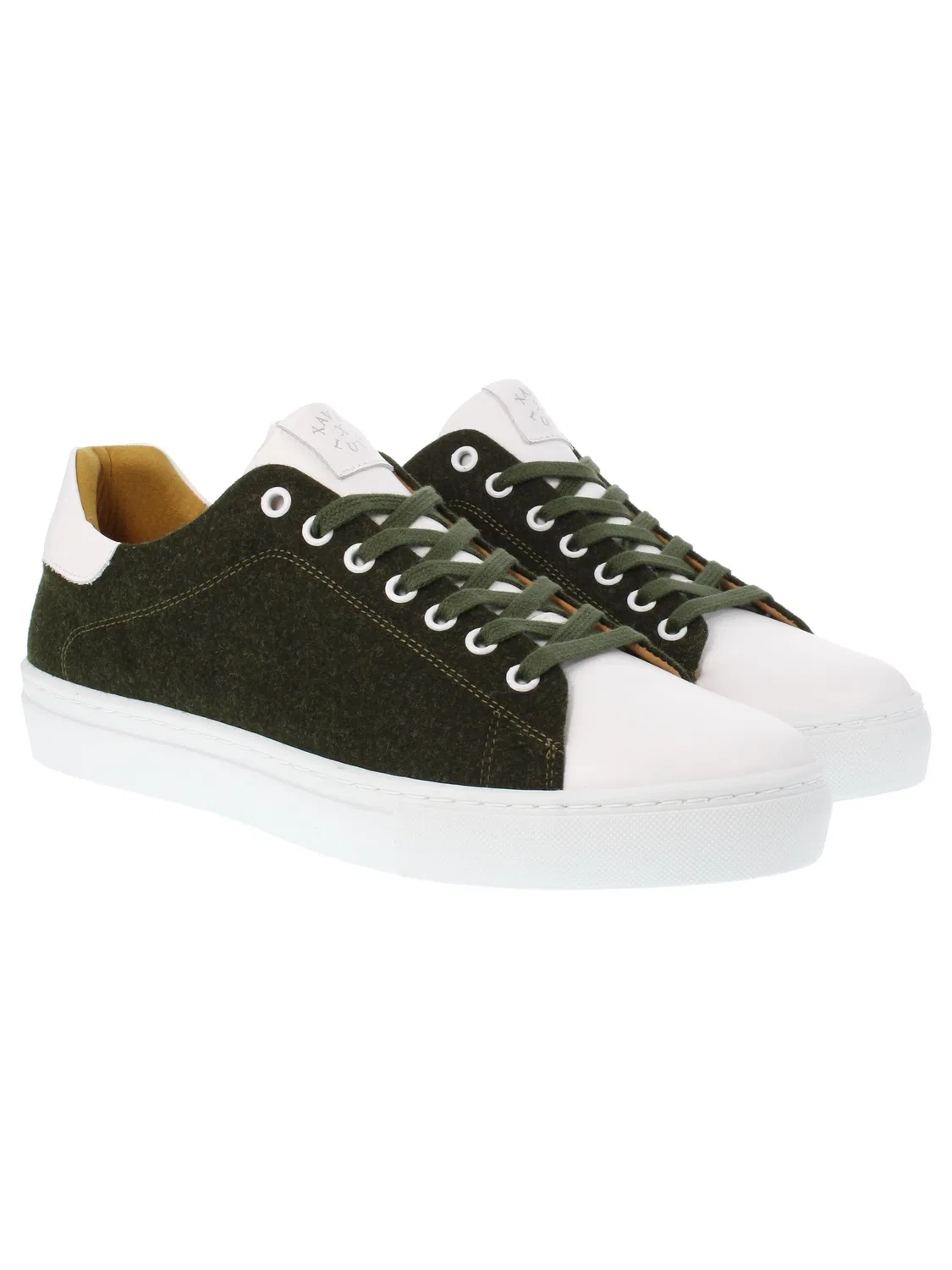 Кроссовки 'MORITZ - Sneaker aus Merinoloden und Nappa-Leder' Xaver Luis Schuhmanufaktur, Dark Green — фото 2