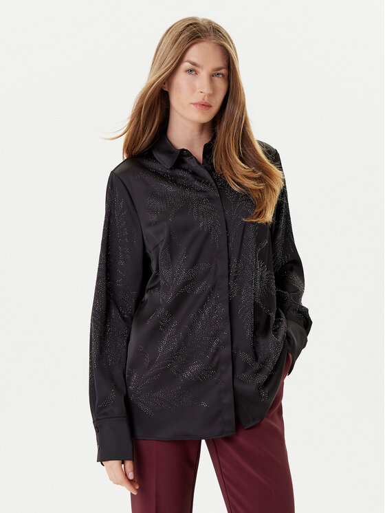 

Рубашка regular fit W5YH40 WFQC2 Guess, чёрный