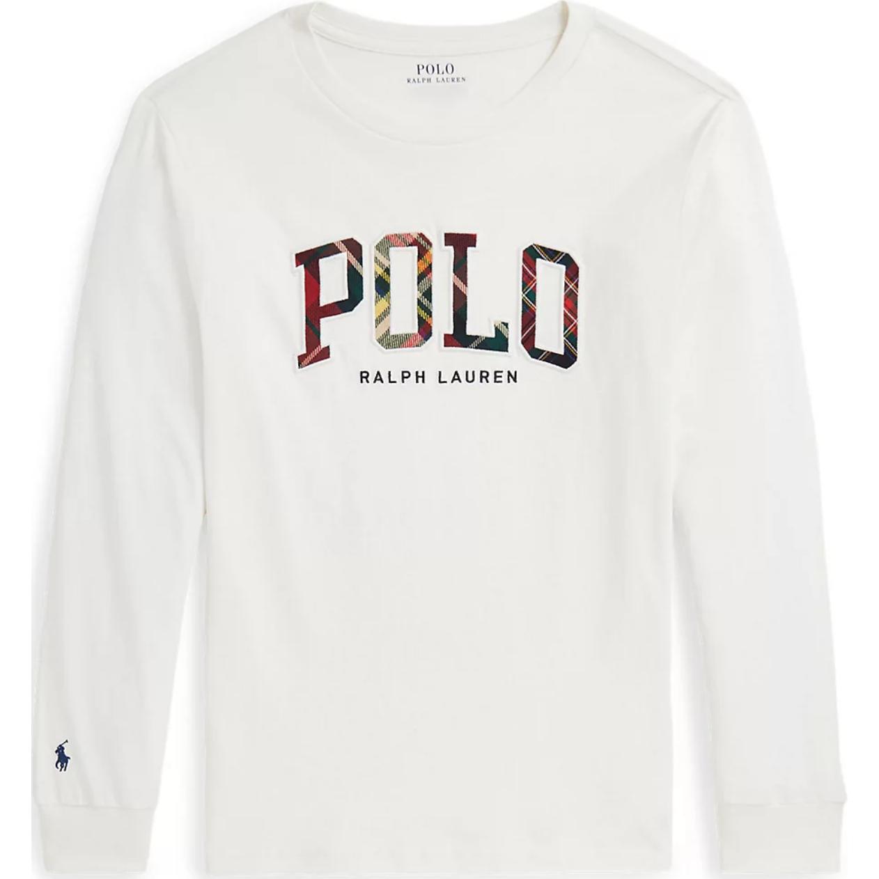 Polo Ralph Lauren Футболка FW24 белая детская — фото 3