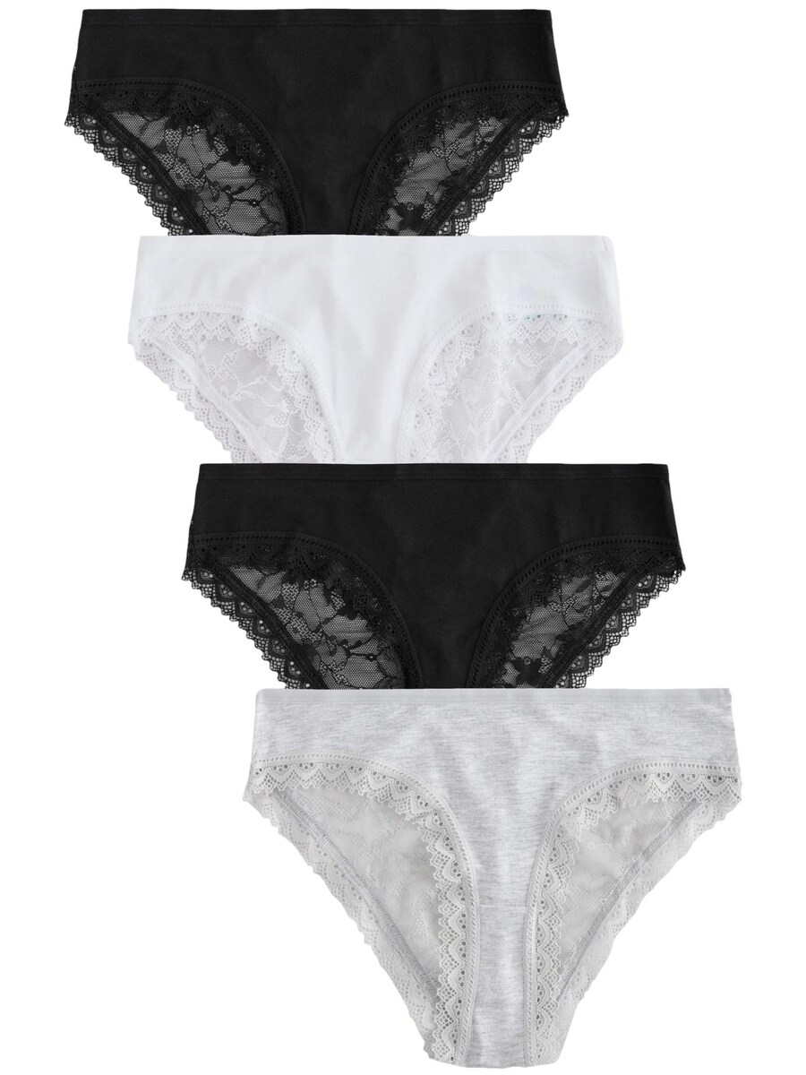 

Трусики Next, цвет mottled grey/Black/White