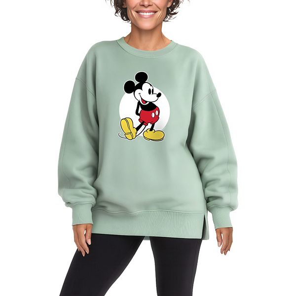 

Женский оверсайз флисовый свитшот Mickey Mouse Classic Disney, Seafoam