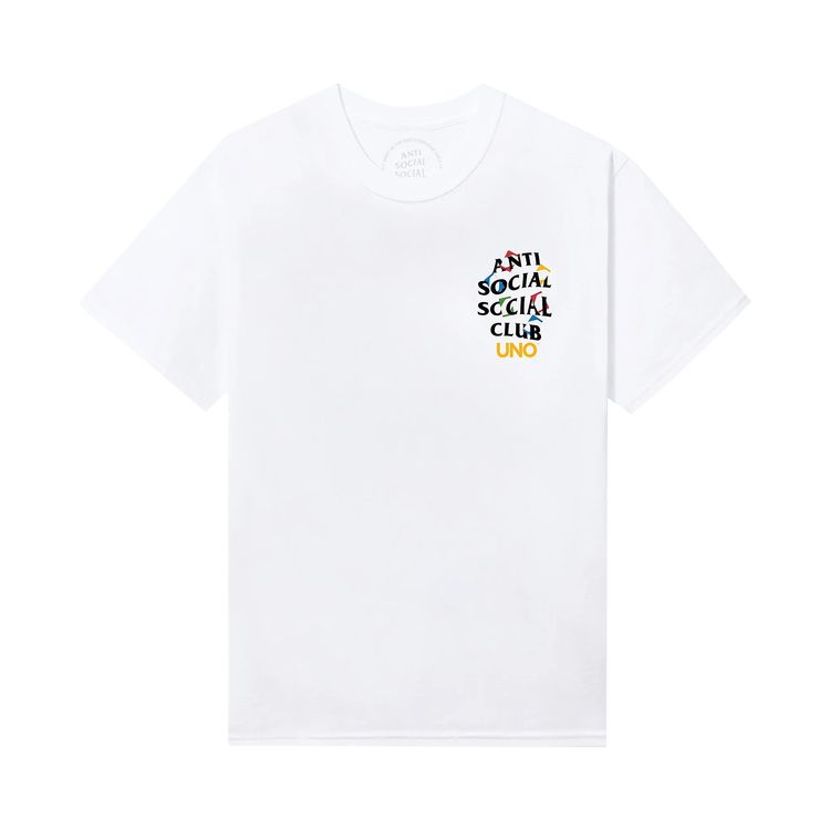 

Футболка Anti Social Social Club x Uno Draw Two Tee 'White', белый