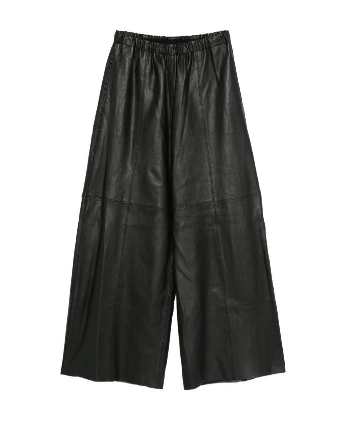 

Черные брюки из шелка и нейлона Alysi, черный