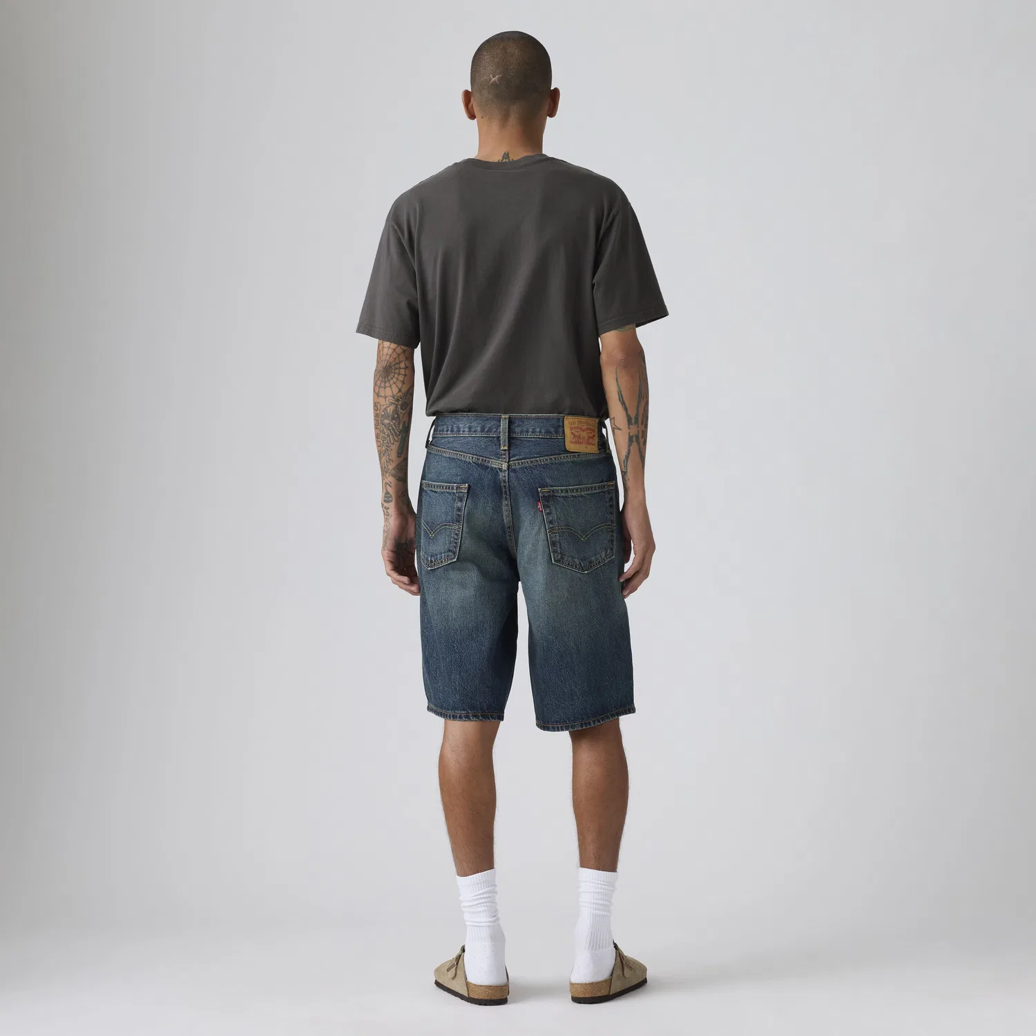 469 Свободные мужские шорты 12 дюймов Levi's, Dark Wash — фото 3