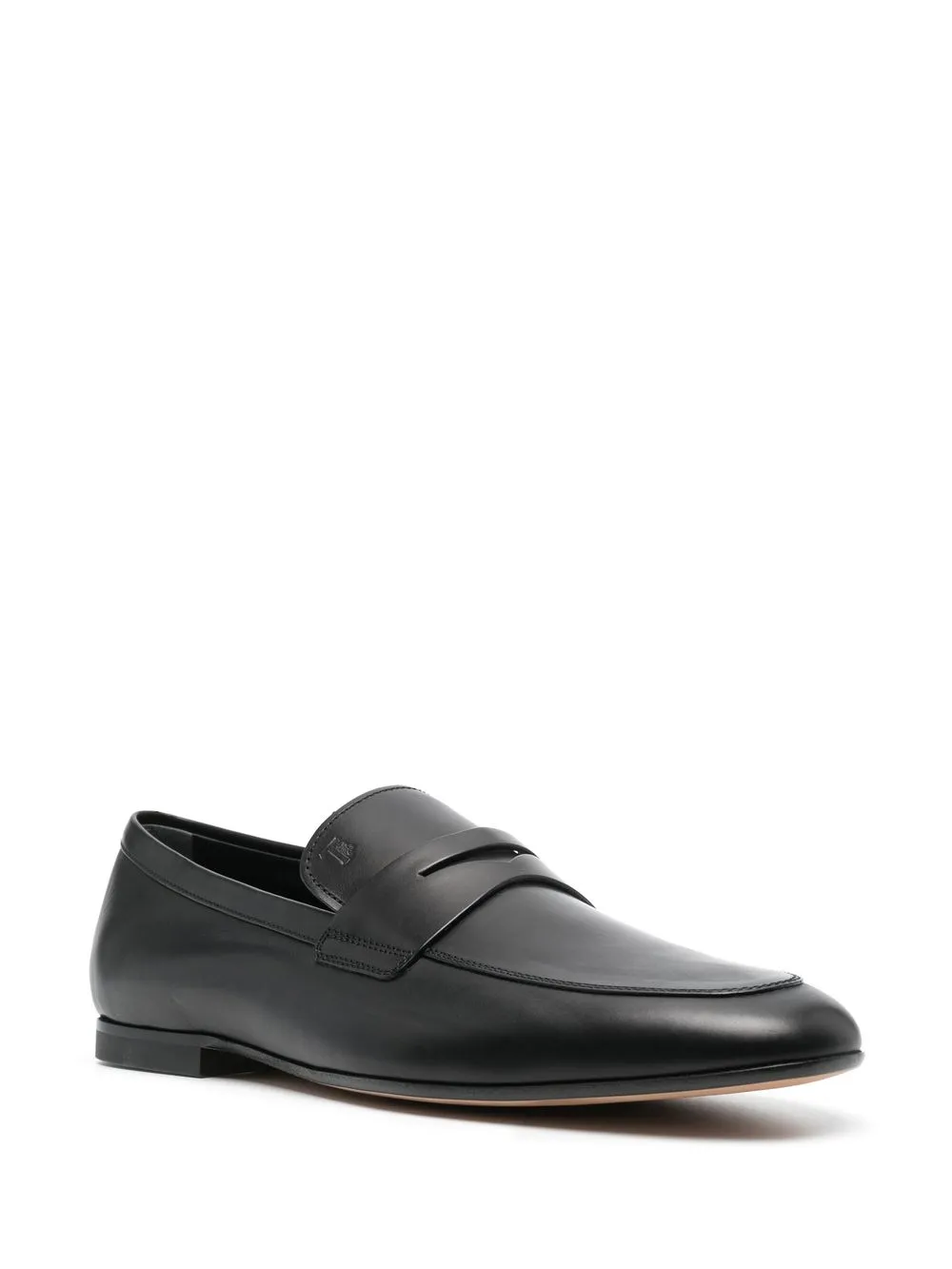 Лоферы с закругленным носком TOD'S, черный — фото 2