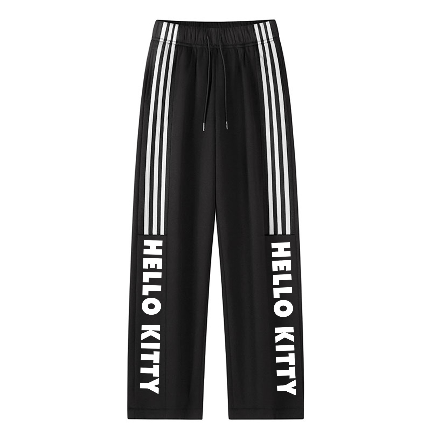 

Sanrio Хелло Китти Hello Kitty SS25 повседневные брюки унисекс White Heather Gray