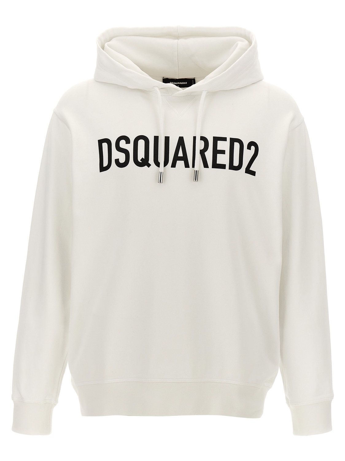 

Худи с принтом-логотипом DSQUARED2, белый/черный