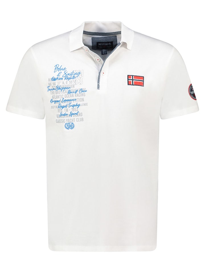 

Футболка поло Kancre Geographical Norway, белый