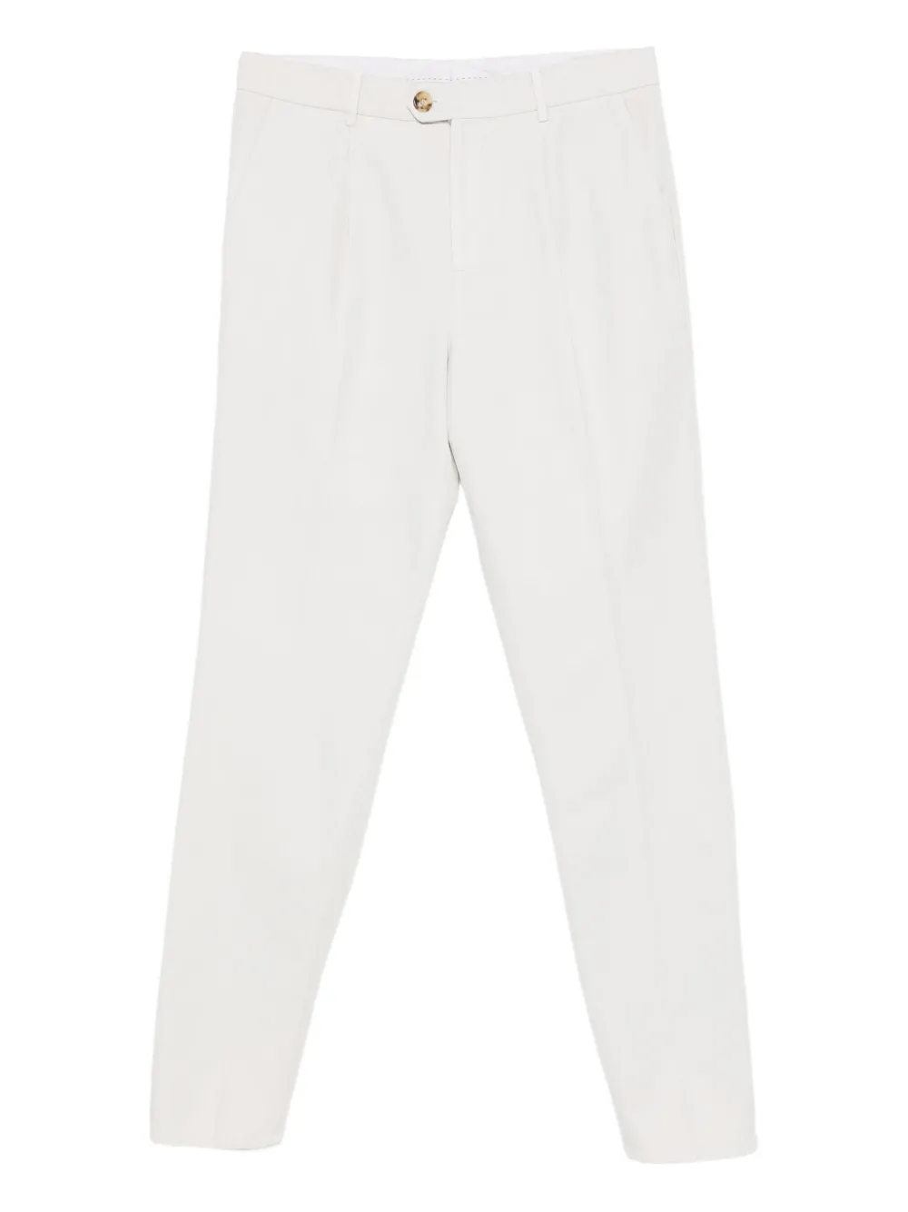 

Плиссированные брюки Brunello Cucinelli, белый