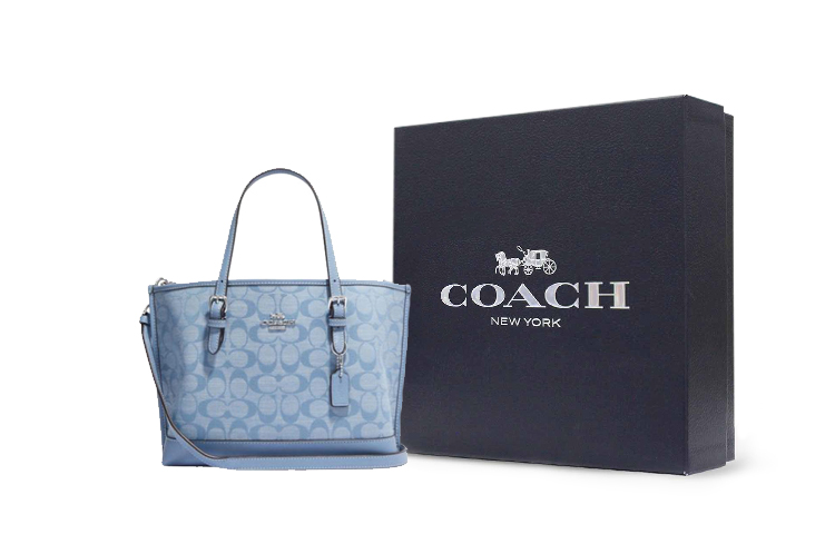 

COACH Сумка из ткани Молли с кожаной вставкой