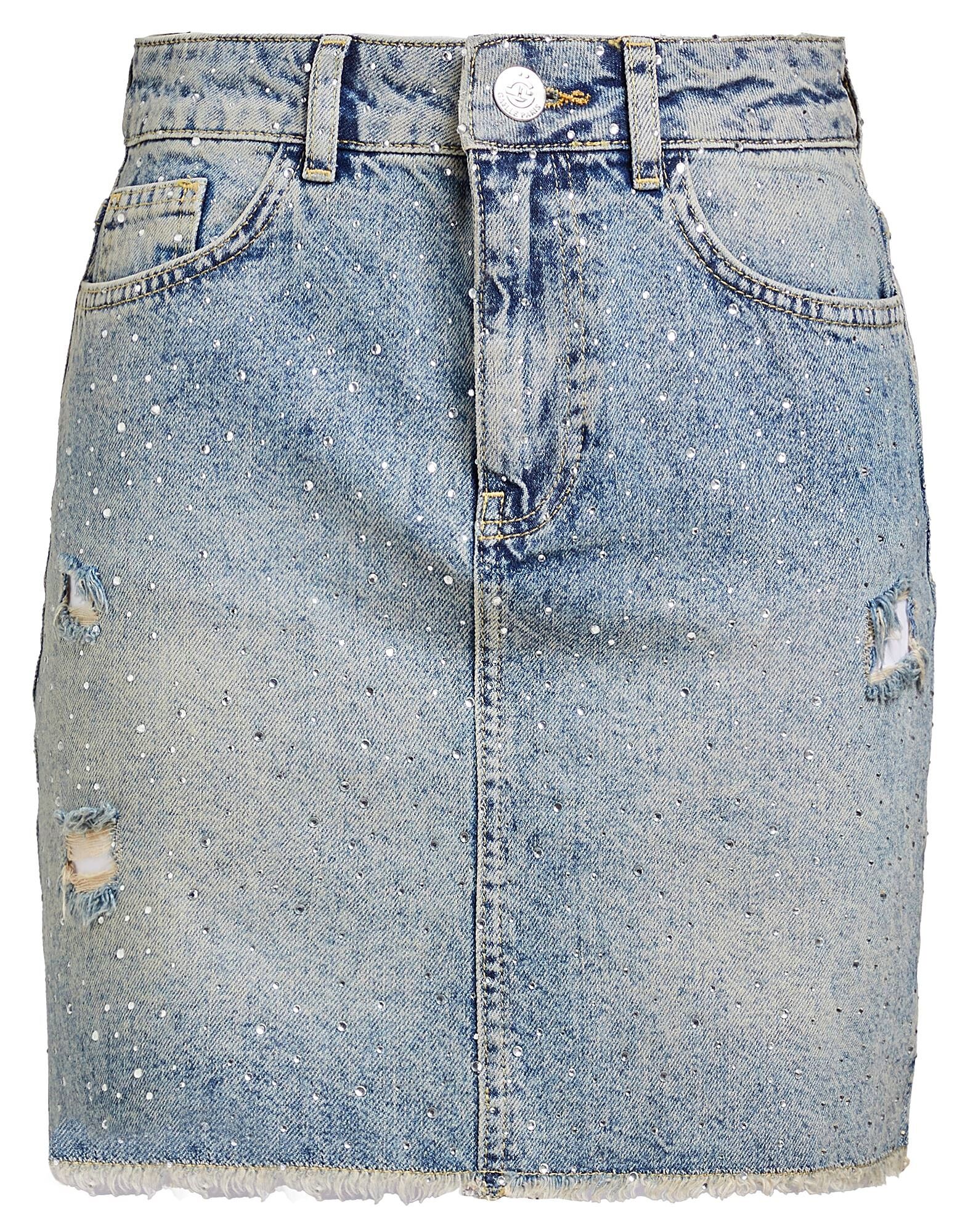 

Джинсовая юбка Gaëlle Paris, синий